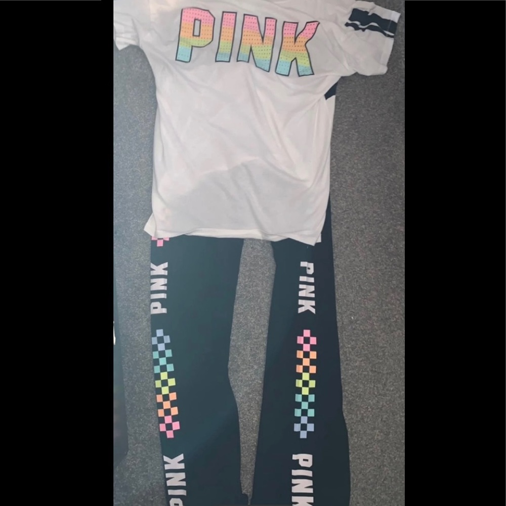 PINK Leggings Set